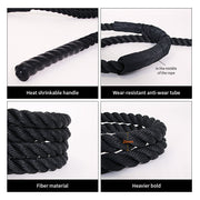 Adjustable Weight-Bearing Training Jump Rope
